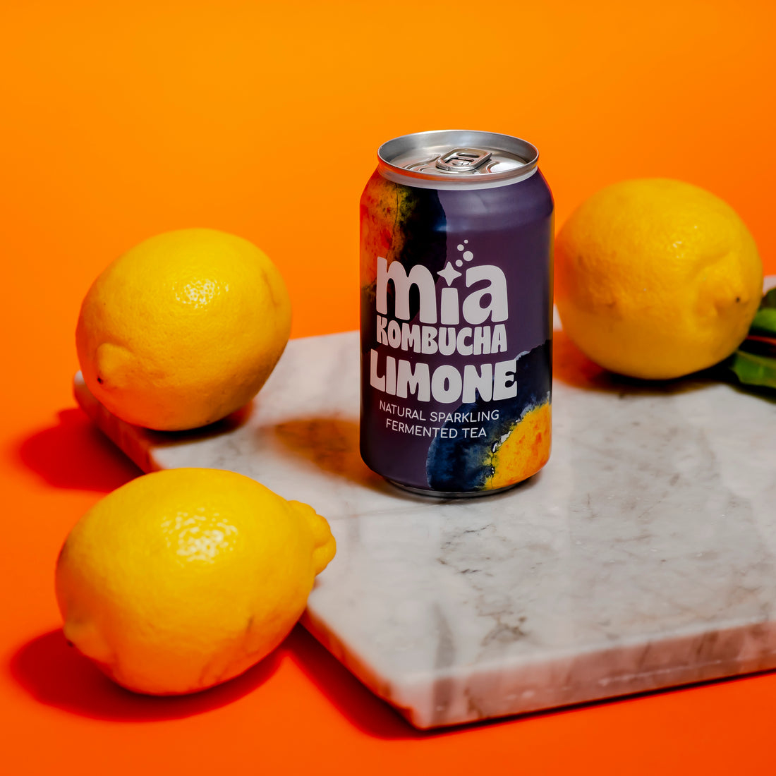 MIA Lemon Kombucha Can